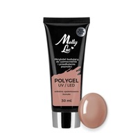 Polygel akrylożel budujący MollyLac Hema/di-Hema free Light Brown 30ml Nr23