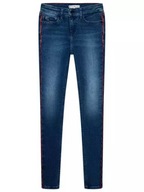 Spodnie jeansy dziewczęce Tommy Hilfiger r. 128