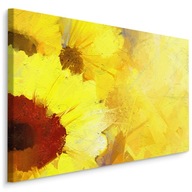 Nástenný obraz KVETY Slnečnice Maľovanie 120x80