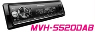 radio samochodowe PIONEER MVH-S520DAB DAB+ Bluetooth AUX USB MP3 1-DIN