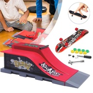 PREMIUM SKATEPARK SET I DIY RAMPA Z AKCESORIAMI, MINI DESKOROLKA, PREZENT