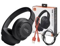 Duże słuchawki nauszne bezprzewodowe - JBL TUNE 720BT - CZARNE OUTLET