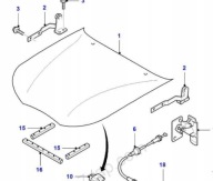 Capot FORD MONDEO 96-00 / 1026011