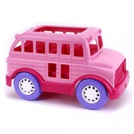 Ružový školský autobus Vozidlo pre deti