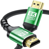 KABEL PRZYŁĄCZE HDMI - HDMI 2.1 8K 4K 144Hz 1m