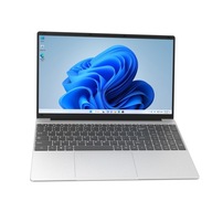 Ultracienki laptop 15,6 cala w kolorze srebrnym z czytnikiem linii papilarnych do gier/biura