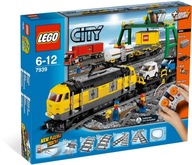 Lego City 7939 - Żółty pociąg towarowy