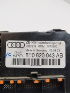 PANEL alimentation d'air 8E0820043AB Audi A4 II (2000-2006) B6