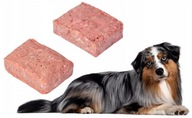 Karma dla psa mokra BARF mięso mrożone surowe wołowina drób zestaw 10kg