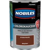 Nobiles Chlorokauczuk na metal beton Brązowy 0,9L