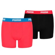 Detské boxerky Puma Basic Boxer 2P červené, čierne 935454 04 152cm