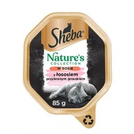 SHEBA Nature's Collection Łosoś W Sosie tacka 85g