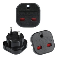 Átalakító Interlook EU - UK 125V/250V 10A/16A fekete