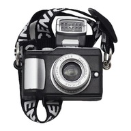 Živicový mini fotoaparát Hračky Darčeky Hračka v mierke 1/12 20 cm bábika Čierny remienok malý