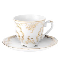 Univerzális csésze csészealjjal 250 ml Rococo Anna Ćmielów