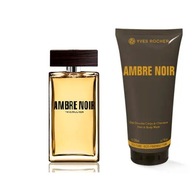 YVES ROCHER Woda toaletowa Ambre Noir 100 ml + żel 200 ml