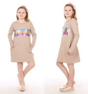 Teplákové šaty Tunika ELUWINA veľ.122 Produkt.PL
