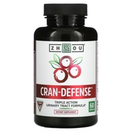 Zhou Nutrition, Cran-Defense, 60 kapsułek