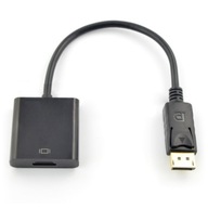 Adapter gniazdo HDMI - wtyk DisplayPort AKYGA