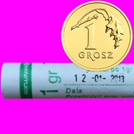 1 gr groszy 2013 Royal Mint Mennicze, Rolka Bankowa