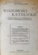 Wiadomości katolickie Dwutygodnik Cały rocznik 1930