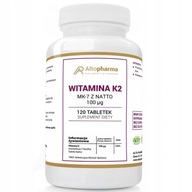 VITAMIN K2 MK-7 s natto 100µg 120tab Altopharma