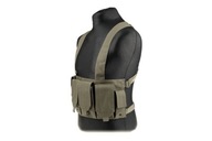 Taktická vesta typu Chest Rig - olivová