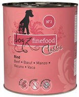 Dogz Finefood Karma Dla Psa N02 Wołowina 800g