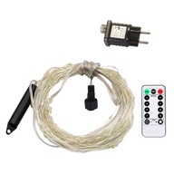 FÉNYFÜGGÖNY FÉNYFÜZÉR DRÓTOS FEHÉR MELEG 1méter 100 LED