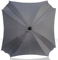 Univerzálny dáždnik štvorec do kočíka šedý UV