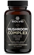 SolveLabs Mushroom Complex 60 kapsúl Mix funkčných 