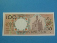Polska , Poznań Banknot 100 zł A ! 1990 UNC Ratusz