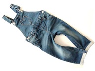 słodkie ogrodniczki miękki jeans*92 / 18-24 M