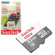 Karta MICROSD 32GB do kamery sportowej telefonu