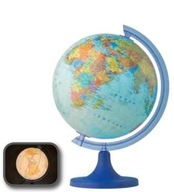 Globus politická mapa podsvietená 25 cm