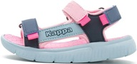 BUTY SANDAŁY SPORTOWE DZIĘCE KAPPA na rzep 260886MFK-6117