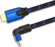 Kabel Savio HDMI HDMI 3m niebieski (SAVIO CL148)