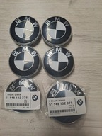 Zestaw eblematów znaczek kapsle dekielki BMW 68mm, 82mm, 74mm E46, E39