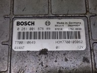 RENAULT KANGOO control unit of the engine 0281001878