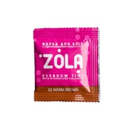 Farbička na obočie Zola 02 Warm brown 5 ml + аaktivátor oxidant 5 ml