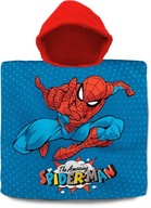 Spiderman poncho kąpielowe 120x60 cm Kids ręcznik