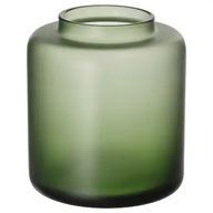 Váza IKEA Konstfull, zelené sklo, 10 cm