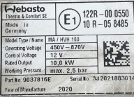 MODULO GRZEWCZY WEBASTO PORSCHE TAYCAN 9J1963507D ORIGINALE
