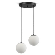 Lampa Sufitowa Wisząca Żyrandol Full Globe Glass 561-EZ2 G9 Białe kule LED