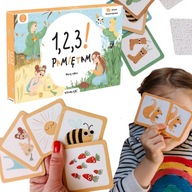 1,2,3! Pamiętam Pory roku Gra memory dla dzieci + GRATIS Leśna kolorowanka