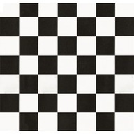 Okleina meblowa samoprzylepna szachownica, kratka biało czarna PRÓBKA
