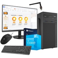 Počítačová zostava do kancelárie Core i3 12100|1TB NVMe|DVD|WIFI|MONITOR|WINDOWS 11