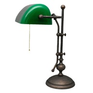 Banketová lampa jednoduchá smaragdová