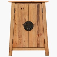 vidaXL Skrinka do kúpeľne, masívne recyklované borovicové drevo, 59x32x80 cm