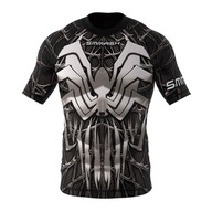 Rashguard męski SMMASH Venomous czarno-biały RSO2 L